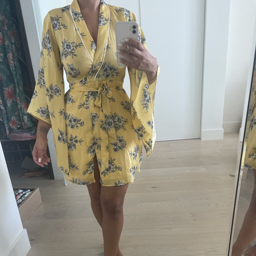 Kimono flower dress